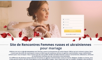 Ukreine, le sérieux d'une agence matrimoniale russe