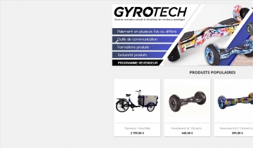 Gyrotech SAS, la boutique des produits innovants