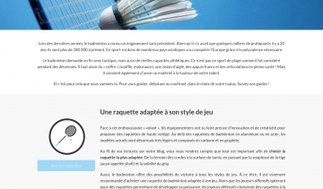 Pour tout savoir sur le badminton