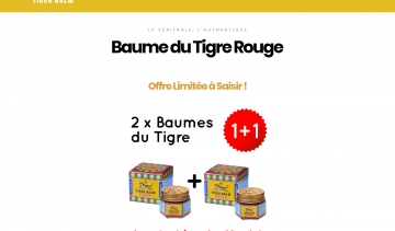 Tiger Balm rouge : le véritable baume du tigre extra fort