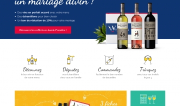 Vins et champagne pour mariage