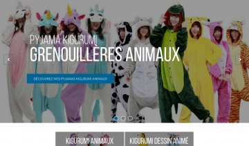 Pyjama Kigurumi, vente en ligne de pyjamas