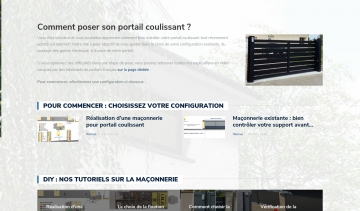 Pose Portail Coulissant, tutoriel et astuces pratiques