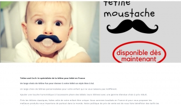 Boutique de vente en ligne de tétines pour bébés en France 