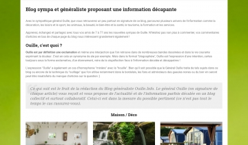 Ouille.info, le carnet généraliste qui vous informe des actualités