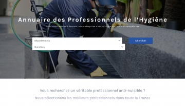 Nuisibles Pro, annuaire des entreprises anti-nuisibles en France