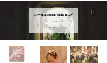 Classy Touch, est la solution pour réaliser un mariage.