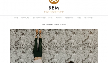 bem-store.com : la boutique en ligne des vêtements de sport pour femme