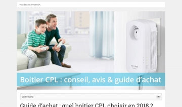 Boitier CPL, guide d'achat et comparatif