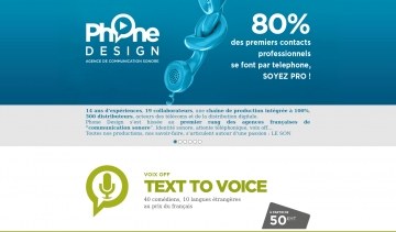 Phone design, Agence de communication sonore