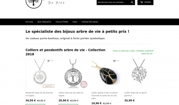 Arbres De Vies ;  vente en ligne de bijoux
