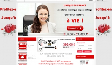 EUROP-CAMERA, les meilleurs prix du Net en vidéosurveillance