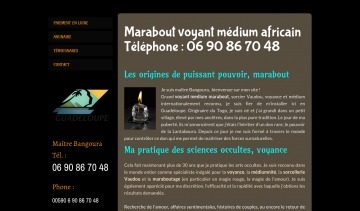 Maitre Bangoura, marabout médium africain en Guadeloupe