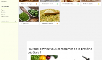 proteines-vegetales, vente de protéines  végétales