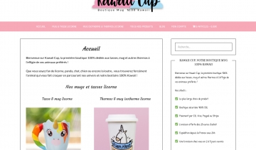 Kawaii Cup, boutique d'accessoires personnalisés