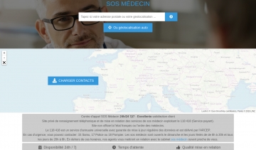 Geoallo SOS Médecin, votre médecin d'urgence