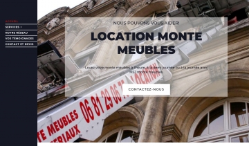 MSJ Monte Meubles, entreprise de location de monte meuble