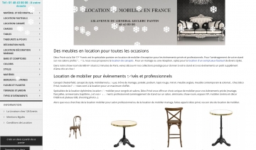 126-Events, louez facilement le bon mobilier pour votre évènement