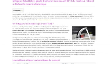 Votre guide pour trouver un mitigeur automatique