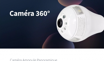 360secure, vente de caméra Ampoule Panoramique HD de qualité