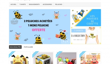 1001abeilles; boutique de vente de produits à l'effigie d'abeilles