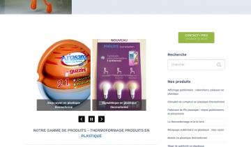 Thermoformage, pour commander des objets publicitaires thermoformés