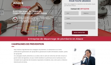 alsacedepannage, entreprise de dépannage de plomberie en Alsace 