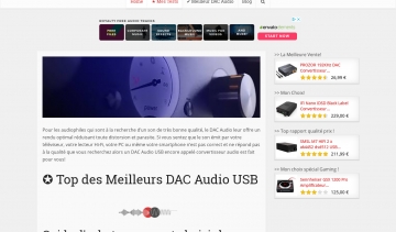 DAC Audio USB, guide d'achat du DAC pour audiophiles