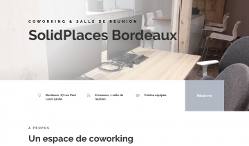 SolidPlaces, la référence pour les espaces de coworking