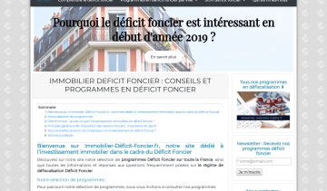 immobilier en déficit foncier