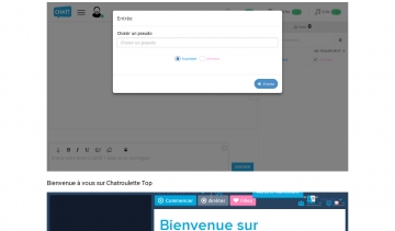 chatroulettetop, site de discussion aléatoire par webcam