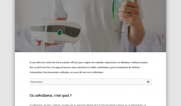 Nebuliseur.com, le site d’information sur le nébuliseur