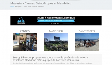 Energy Bike, location de vélos électriques à Cannes