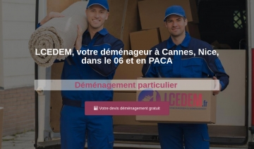 LCEDEM, Votre déménageur à Cannes, Paris et Nices