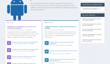 Mon Guide Android, votre guide d'information sur les téléphones