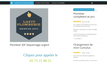 Lafit Plomberie, la meilleure entreprise de plomberie à l'Île de France 