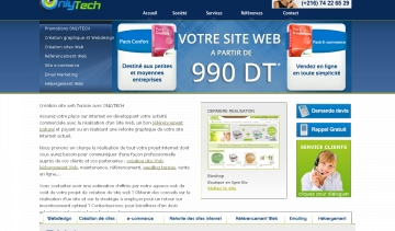 création site internet pas cher avec Onlytech Tunisie