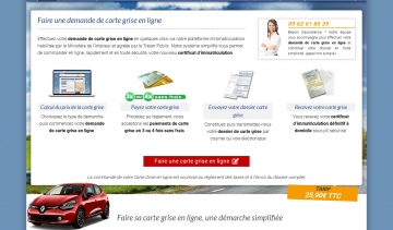 Carte Grise en Ligne CCSL: commande rapide de carte grise en ligne à prix réduit