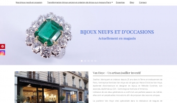 Van Hoye :  Joaillerie de création et de vente des bijoux de qualité 