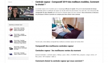 Ma central vapeur, un comparateur de central vapeur fiable