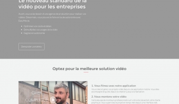 EasyMovie, plateforme de création de vidéo pour les entreprises