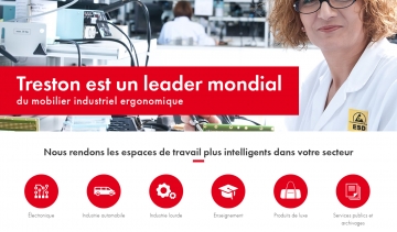 Treston : le spécialiste des mobiliers de travail ergonomiques