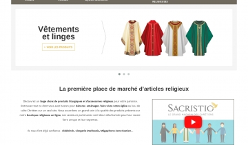 Sacristio, le magasin des produits religieux de qualité