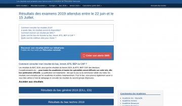 admis-examen.fr : le site pour consulter rapidement le résultat du bac 2019