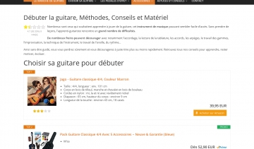 LE MANCHE DE GUITARE, le site du guitariste débutant