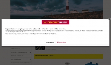 Discount Nautic, Vente de matériel nautique