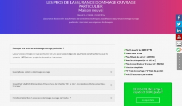 Assurance Dommages Ouvrages Particulier, une compagnie d’assurance pour vous servir