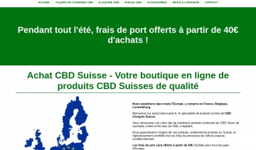 Achat CBD Suisse