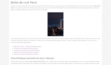 boitedenuitparis, tout connaître sur les boites de nuit