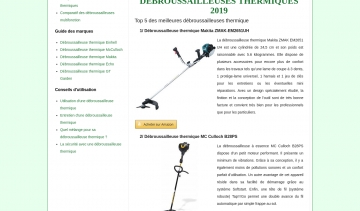 top-debroussailleuse-thermique, site comparatif fiable